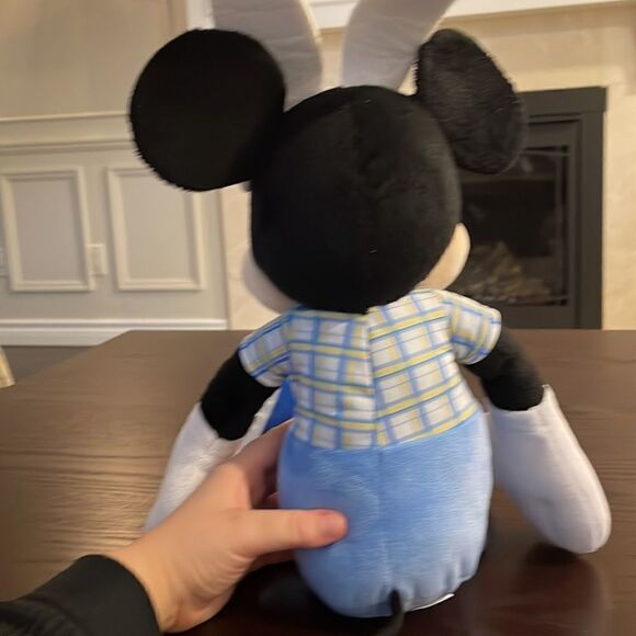 Disney Minnie & Mickey Mouse Plush Stuffed Easter Bunny Costume Pink 15” & 22” - Picture 12 of 12